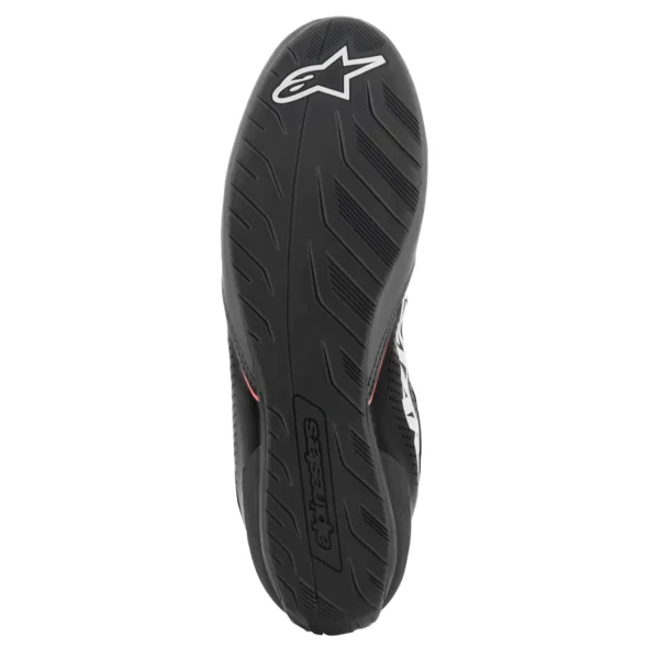 ALPINESTARS TECH-1 K START V2 SHOES - Black/White/Red Fluo - Image 6