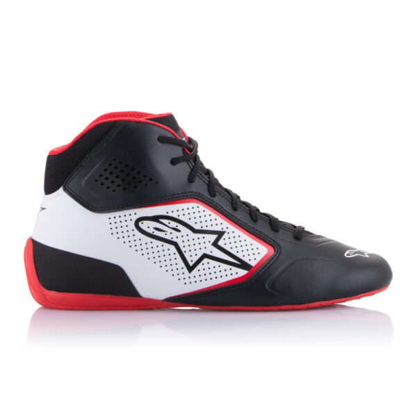 ALPINESTARS TECH-1 K START V2 SHOES - Black/White/Red - Image 2