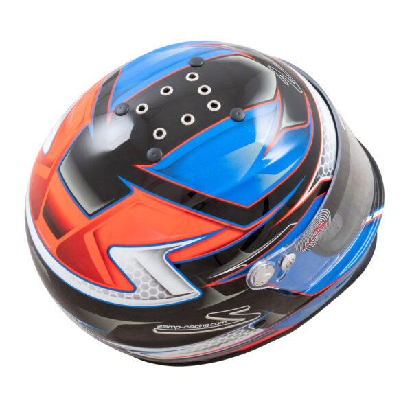 ZAMP RZ-42Y YOUTH SNELL CMR2016 - Blue/Orange - Image 3