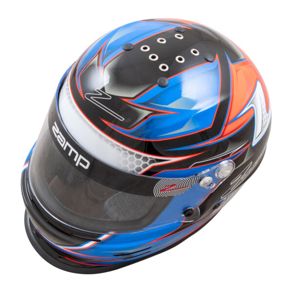 ZAMP RZ-42Y YOUTH SNELL CMR2016 - Blue/Orange - Image 2