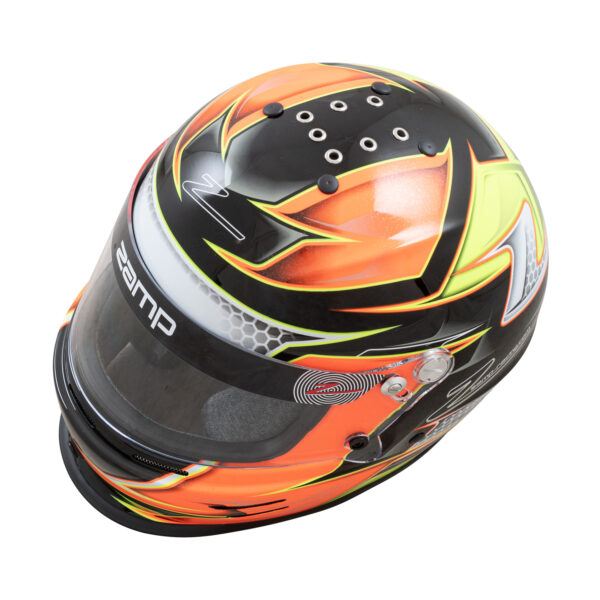 ZAMP RZ-42Y YOUTH SNELL CMR2016 - Orange/Yellow - Image 2