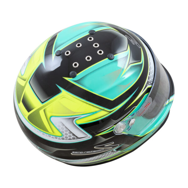 ZAMP RZ-42Y YOUTH SNELL CMR2016 - Green/Silver - Image 3