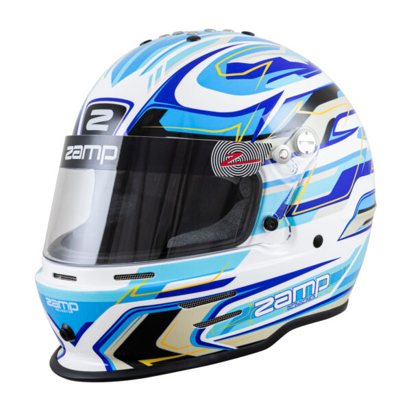 ZAMP RZ-42Y YOUTH SNELL CMR2016 - White/Blue/Light Blue