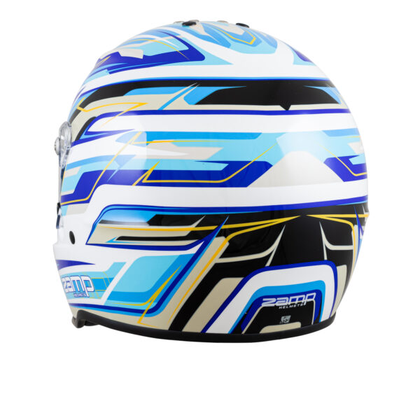 ZAMP RZ-42Y YOUTH SNELL CMR2016 - White/Blue/Light Blue - Image 3