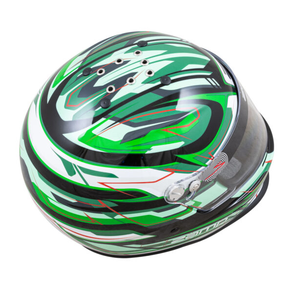 ZAMP RZ-42Y YOUTH SNELL CMR2016 - Black/Green/Light Green - Image 3