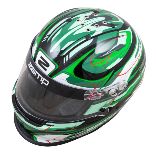 ZAMP RZ-42Y YOUTH SNELL CMR2016 - Black/Green/Light Green - Image 2