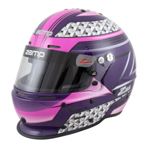 ZAMP RZ-62 GRAPHIC SNELL 2020 - Aramid Mix Pink/Purple