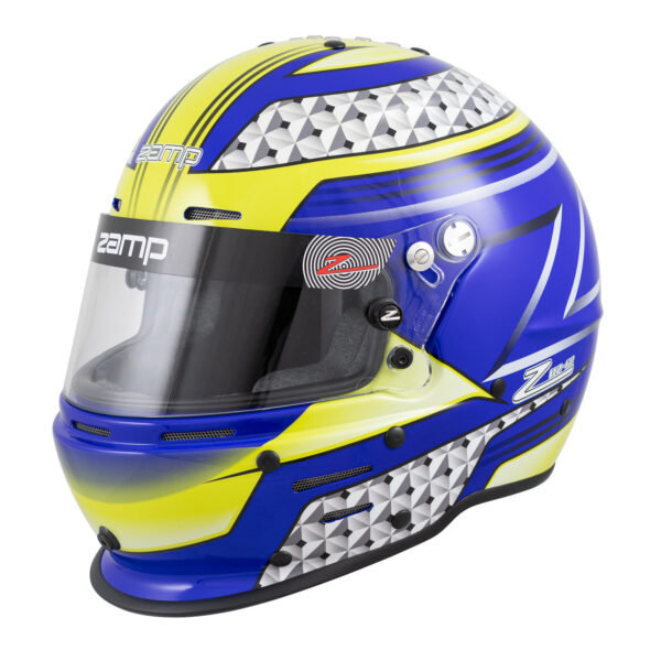 ZAMP RZ-62 GRAPHIC SNELL 2020 - Aramid Mix Blue/Green