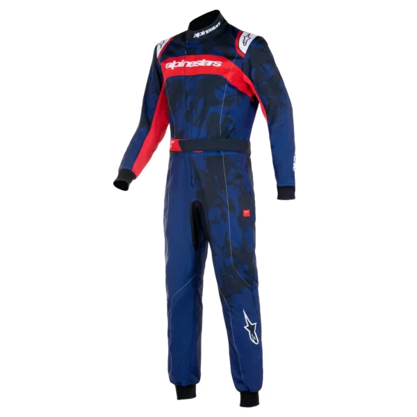 KMX-9 V2 YOUTH GRAPHIC 5 SUIT - Navy/Red