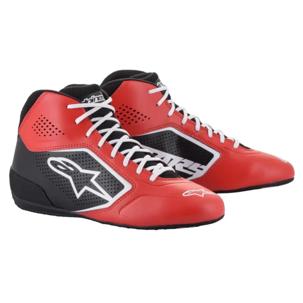 ALPINESTARS TECH-1 K START V2 SHOES - Red/Black/White