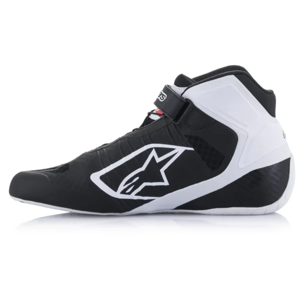ALPINESTARS TECH-1 KZ SHOES - Black/White/Black - Image 3