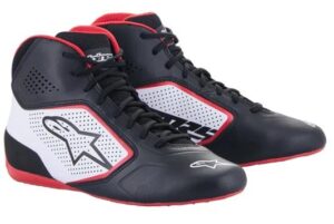 ALPINESTARS TECH-1 K START V2 SHOES - Black/White/Red