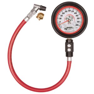Longacre Tire Pressure Gauge - 3.5" Analog 0-60psi