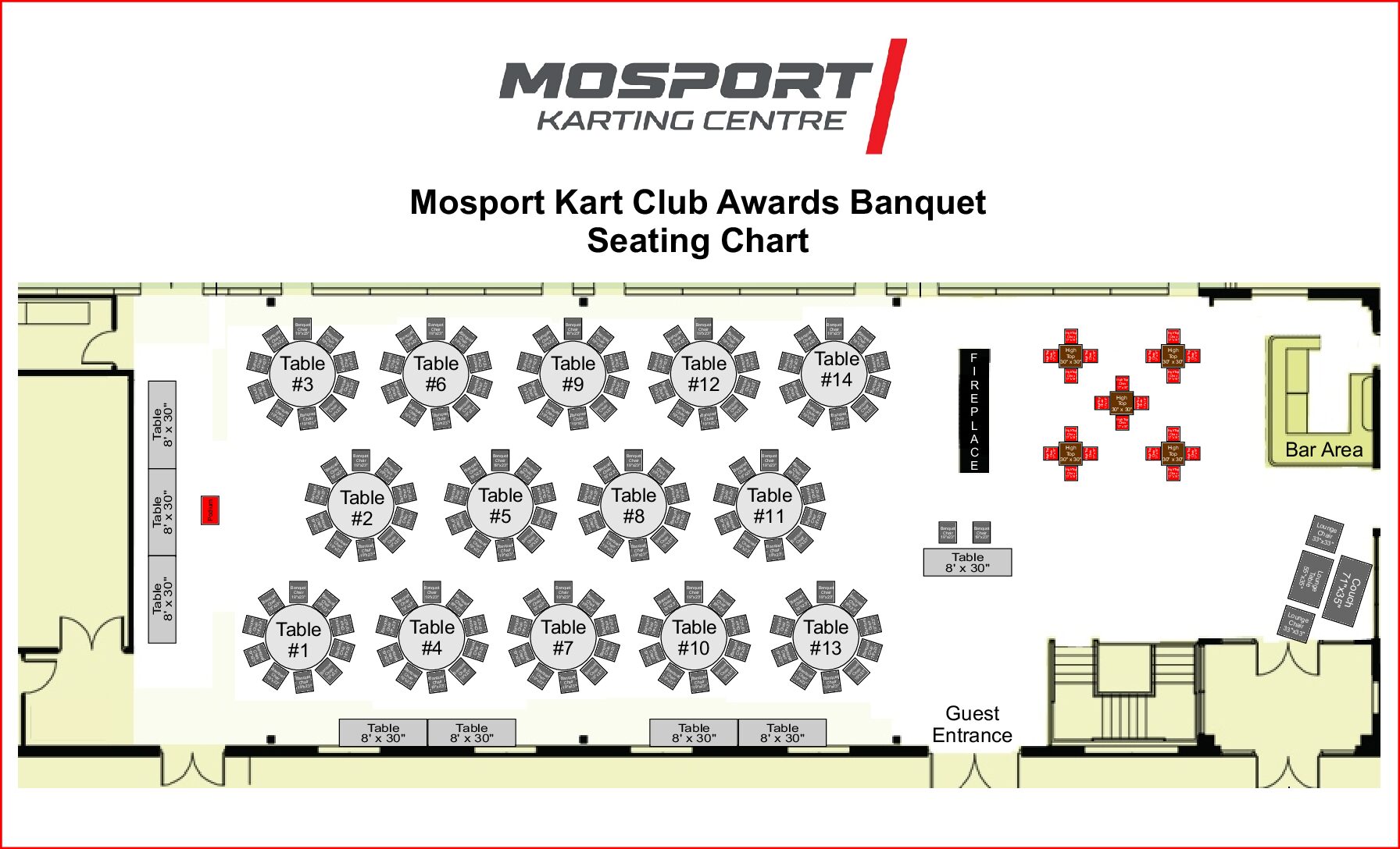 Banquet Seating Plan (MIKA) - Reserved Seating - Image 2